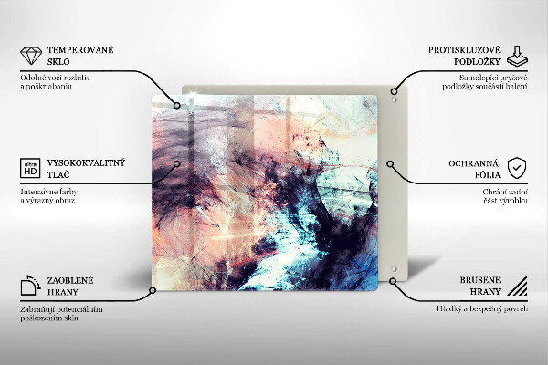 Deska kuchenna Malowana abstrakcja