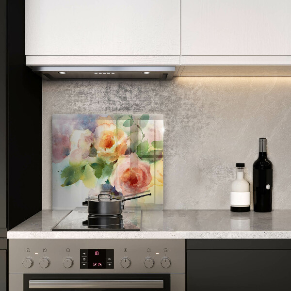 Deska kuchenna Malowane kwiaty