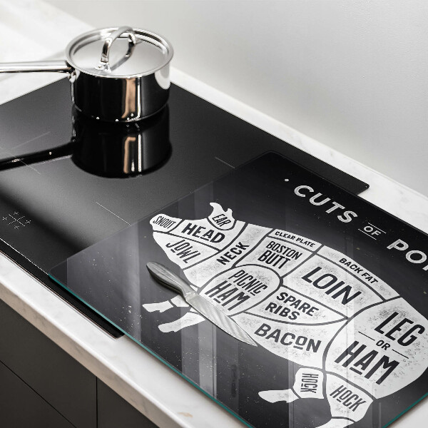 Deska kuchenna Mięso świni wieprzowina