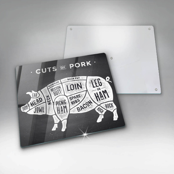 Deska kuchenna Mięso świni wieprzowina