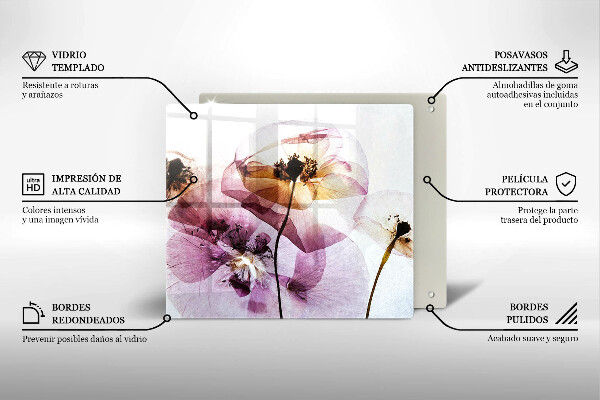 Deska kuchenna Delikatne kwiaty