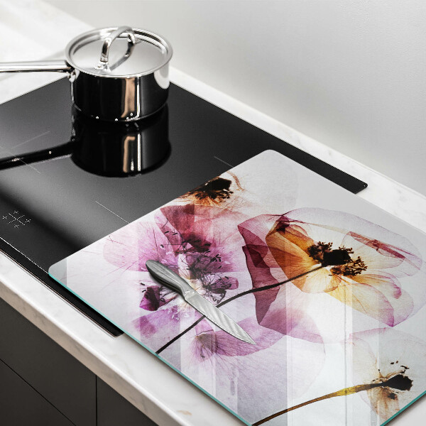 Deska kuchenna Delikatne kwiaty