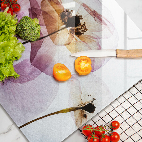 Deska kuchenna Delikatne kwiaty