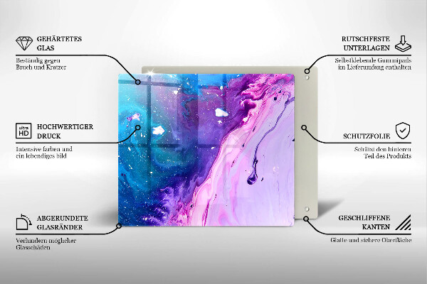 Deska kuchenna Abstrakcja tusze