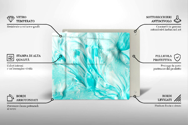 Deska kuchenna Farby abstrakcja