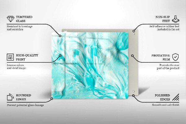 Deska kuchenna Farby abstrakcja