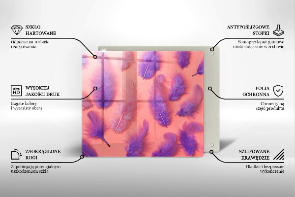 Deska kuchenna Puchate piórka