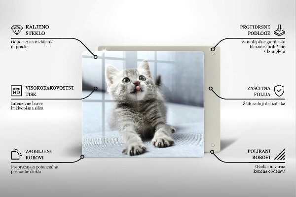 Deska kuchenna Mały uroczy kotek