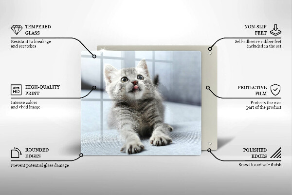 Deska kuchenna Mały uroczy kotek