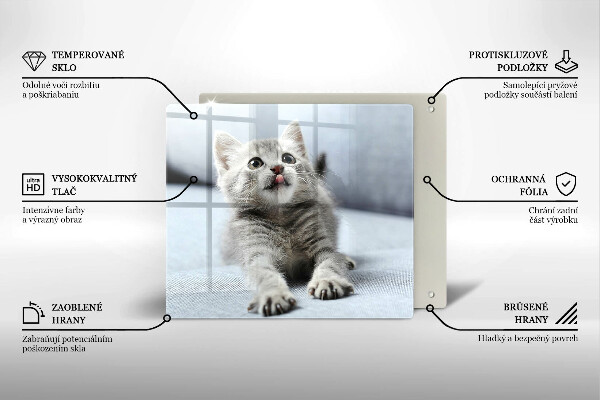 Deska kuchenna Mały uroczy kotek