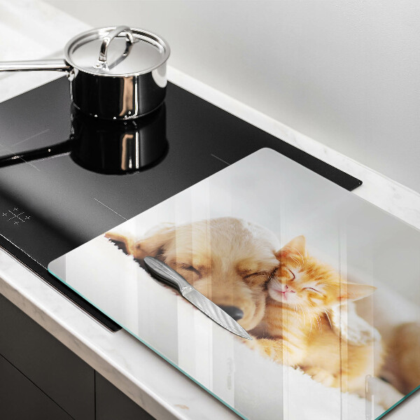 Deska kuchenna Zwierzęta pies i kot