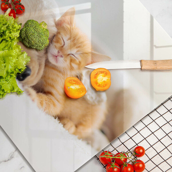 Deska kuchenna Zwierzęta pies i kot