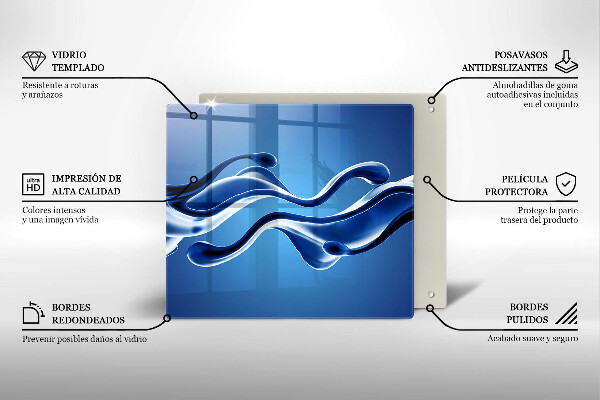 Deska kuchenna Płynna abstrakcja