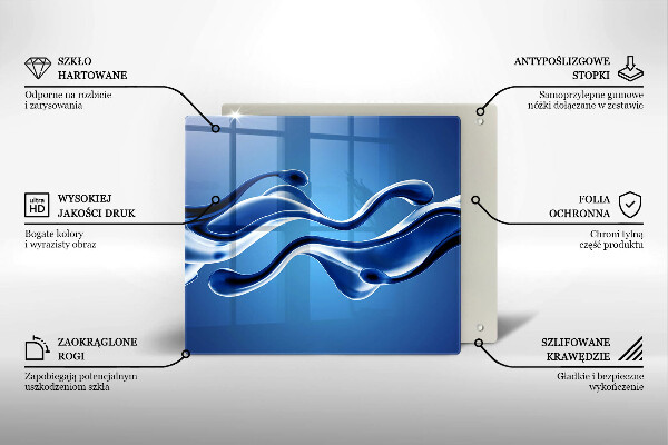 Deska kuchenna Płynna abstrakcja