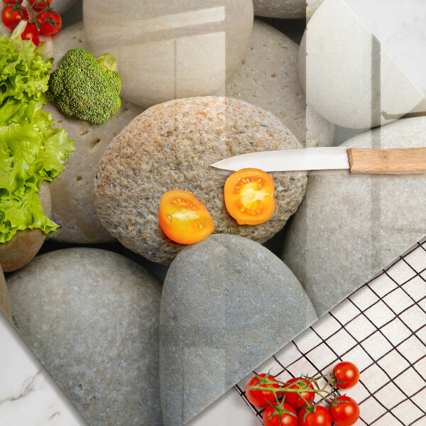 Deska kuchenna Wzór owalne kamienie