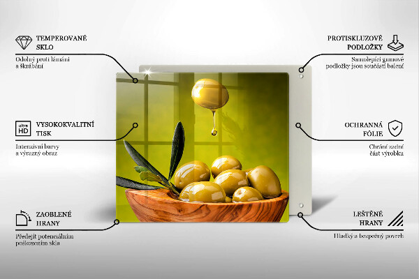Deska kuchenna Smaczne oliwki