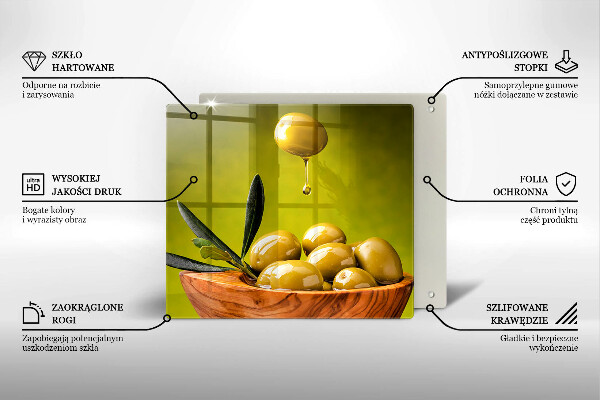 Deska kuchenna Smaczne oliwki