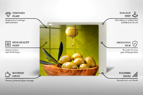 Deska kuchenna Smaczne oliwki