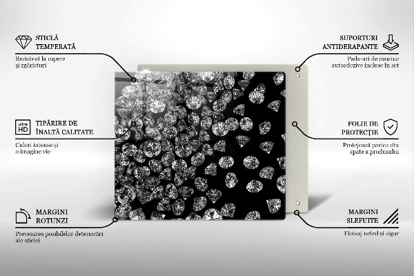 Deska kuchenna Brylanty diamenty