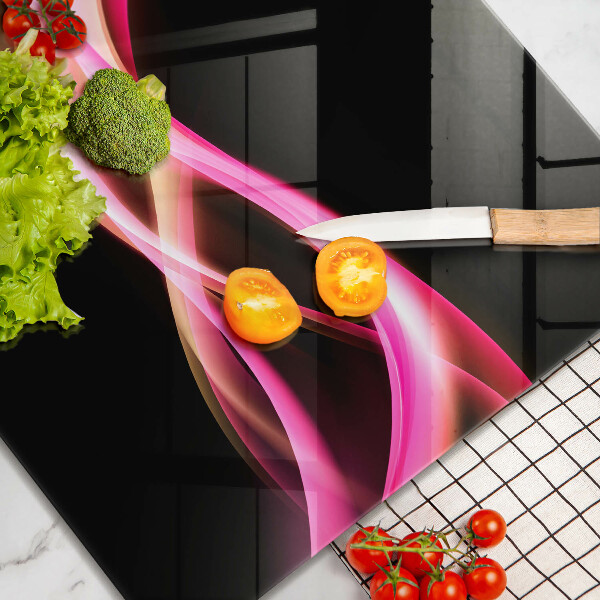 Deska kuchenna Abstrakcja neonowy dym