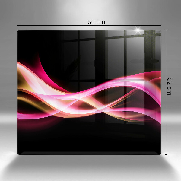 Deska kuchenna Abstrakcja neonowy dym