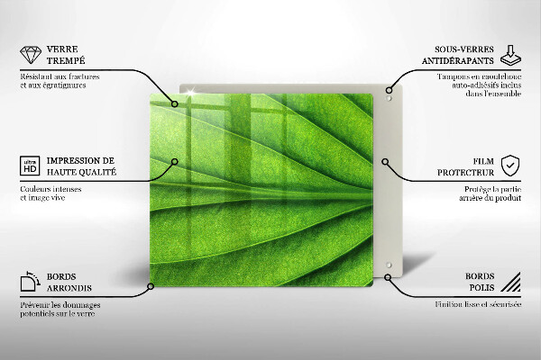 Deska kuchenna Liść żyłki natura