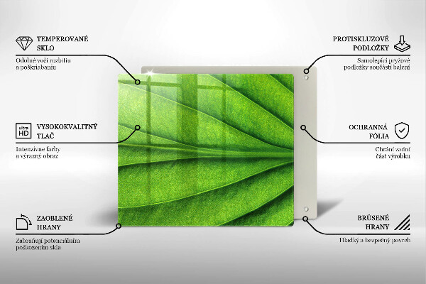 Deska kuchenna Liść żyłki natura
