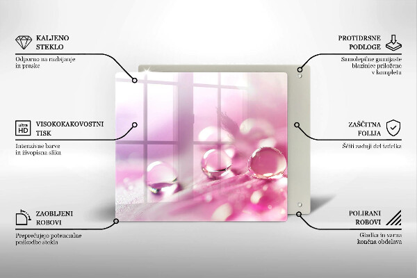 Deska kuchenna Rosa płatki kwiatów