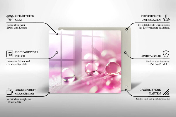 Deska kuchenna Rosa płatki kwiatów