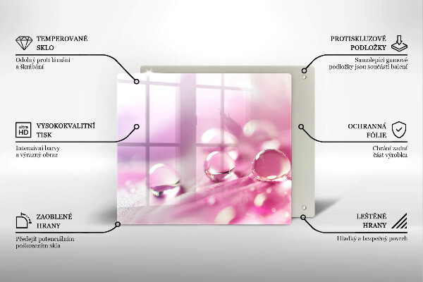 Deska kuchenna Rosa płatki kwiatów