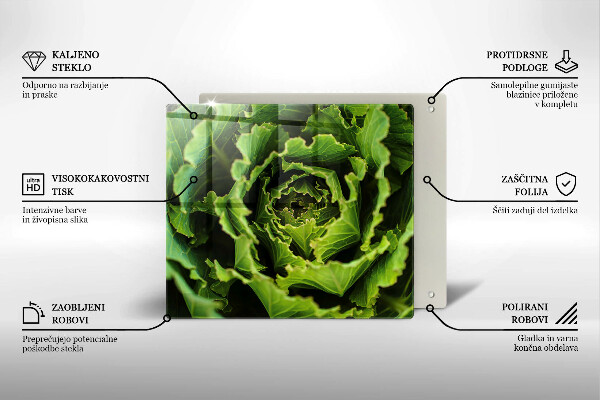 Deska kuchenna Jedzenie liście sałaty