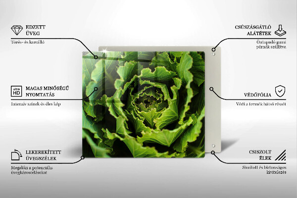 Deska kuchenna Jedzenie liście sałaty