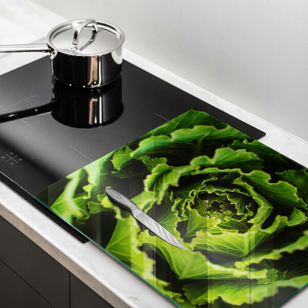 Deska kuchenna Jedzenie liście sałaty