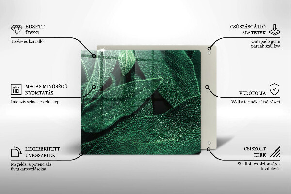 Deska kuchenna Liście rośliny
