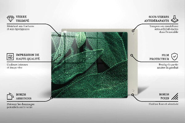 Deska kuchenna Liście rośliny