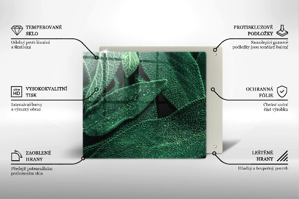 Deska kuchenna Liście rośliny