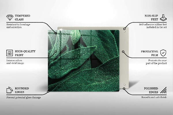 Deska kuchenna Liście rośliny