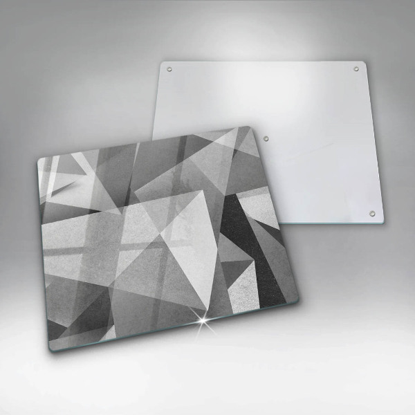 Deska kuchenna Betonowa ostra abstrakcja