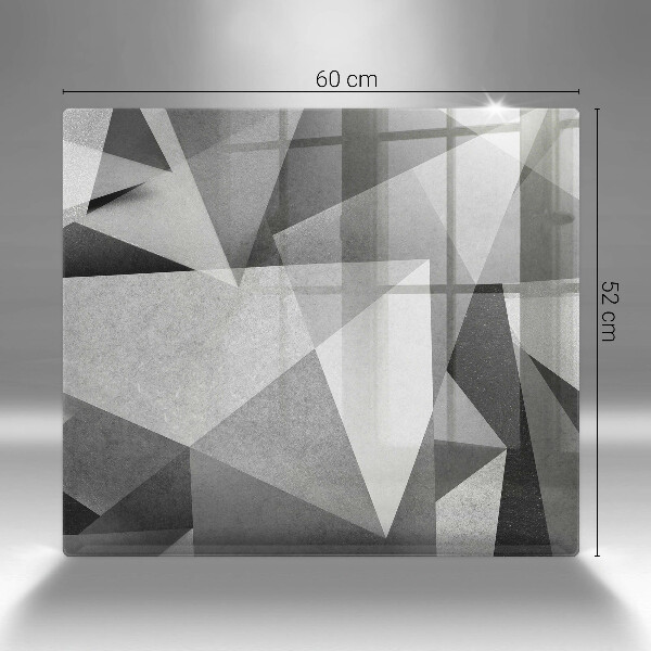 Deska kuchenna Betonowa ostra abstrakcja