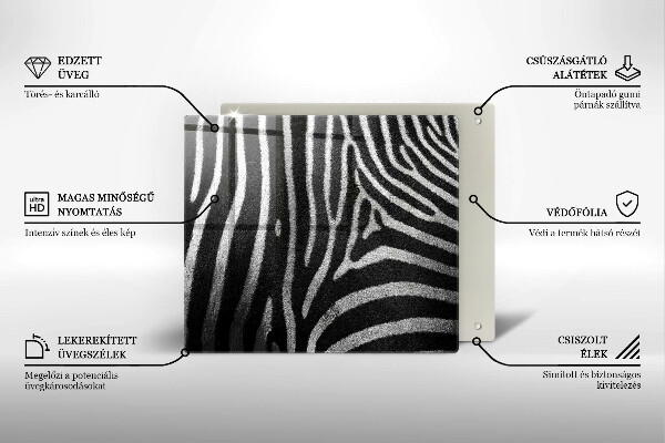 Deska kuchenna Paski zebra