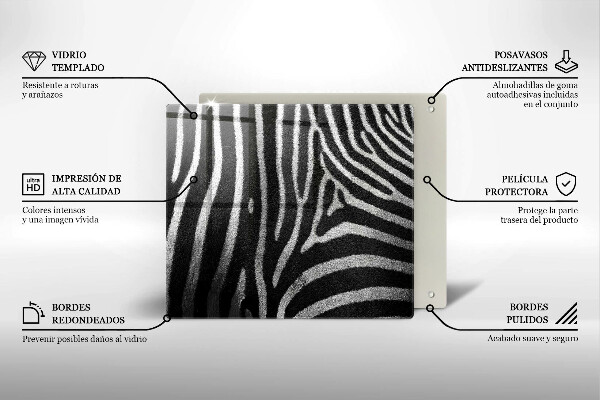 Deska kuchenna Paski zebra