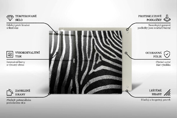 Deska kuchenna Paski zebra