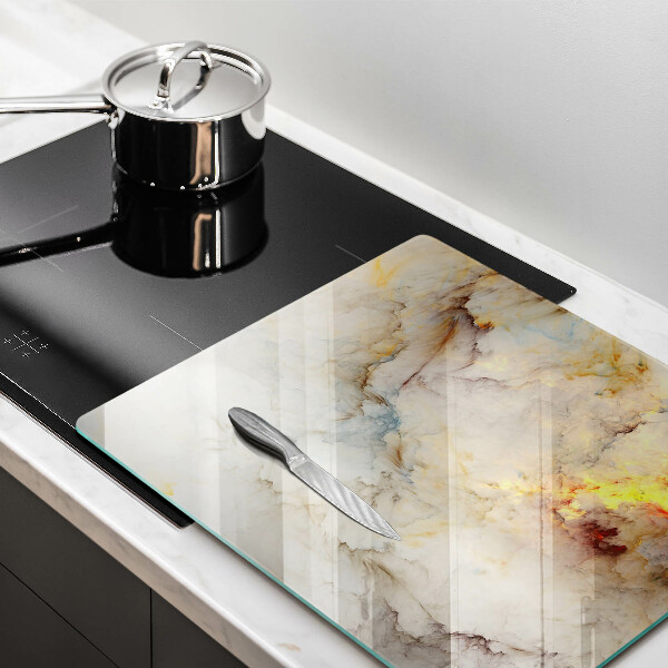 Deska kuchenna Tekstura marmur ze złotem