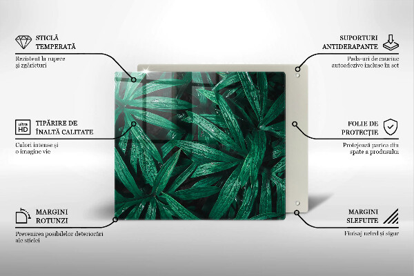 Deska kuchenna Rośliny liście