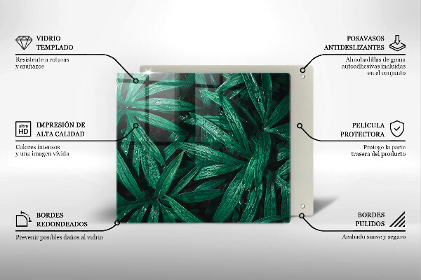 Deska kuchenna Rośliny liście