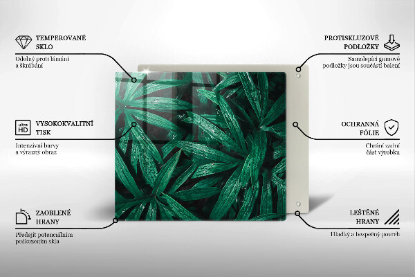 Deska kuchenna Rośliny liście