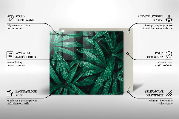 Deska kuchenna Rośliny liście
