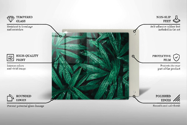 Deska kuchenna Rośliny liście