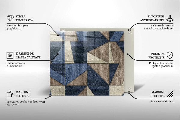 Deska kuchenna Abstrakcja geometryczna