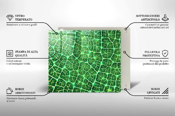 Deska kuchenna Struktura liścia